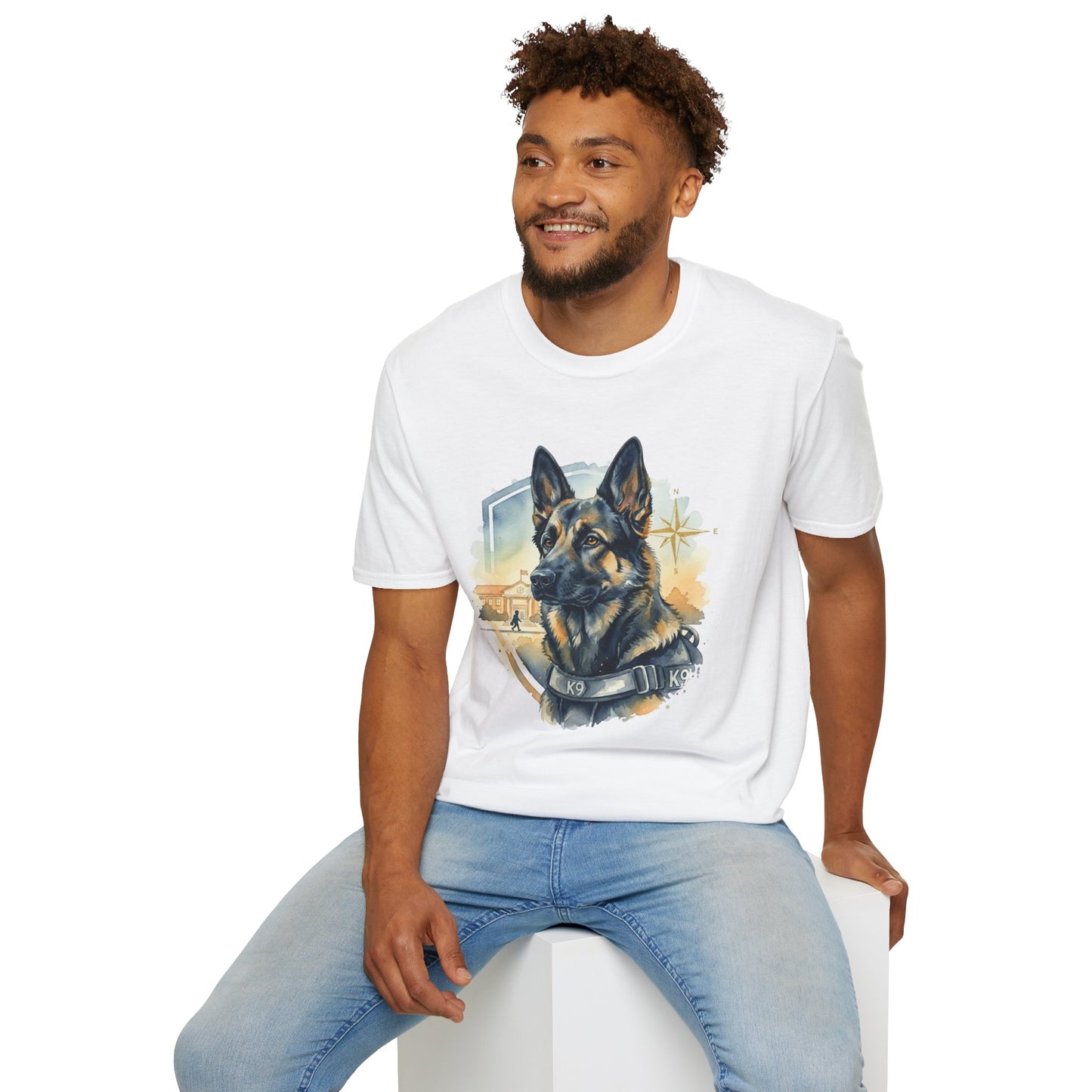 K9 German Shepherd Tribute T‑Shirt – Police Dog Memorial Tee - The Protector