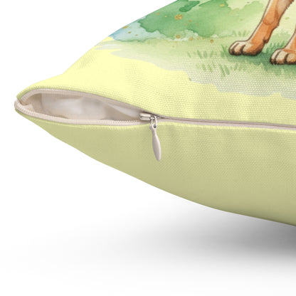 German Shepherd Rainbow Pillow — K9 Service Dog Decorative Throw Pillow