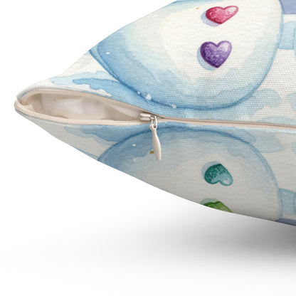 Christmas Snowman Pillow | Kindness Ripples Decor -Couples First Christmas-Newlywed Holidays