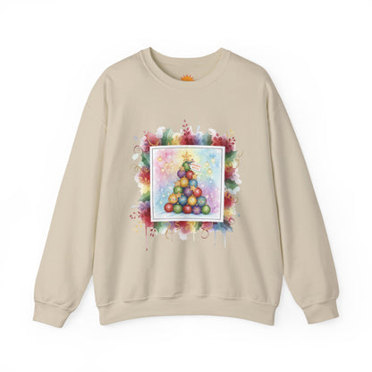 “Festive Ornaments” Unisex Crewneck Sweatshirt - Cozy Holiday Vibes