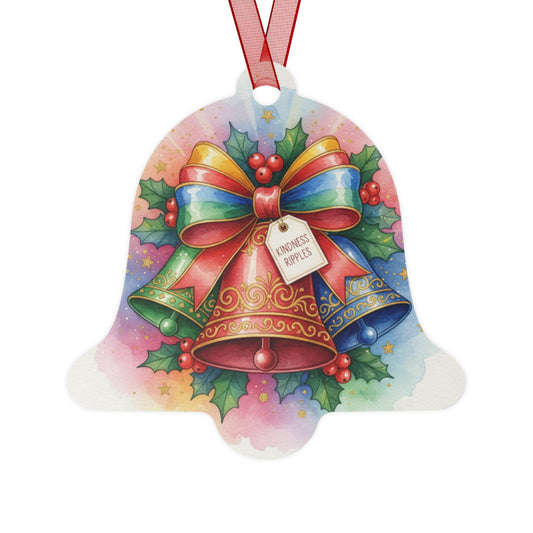Christmas Bell Metal Ornaments - Festive Holiday Decor