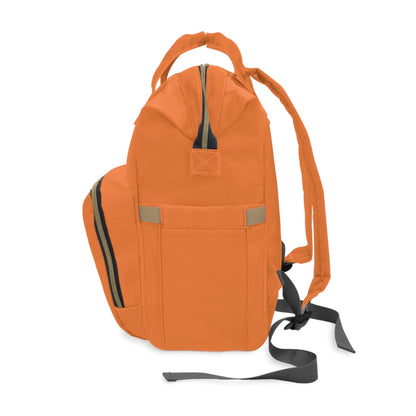 Kindness Ripples Orange Multifunctional Diaper Backpack