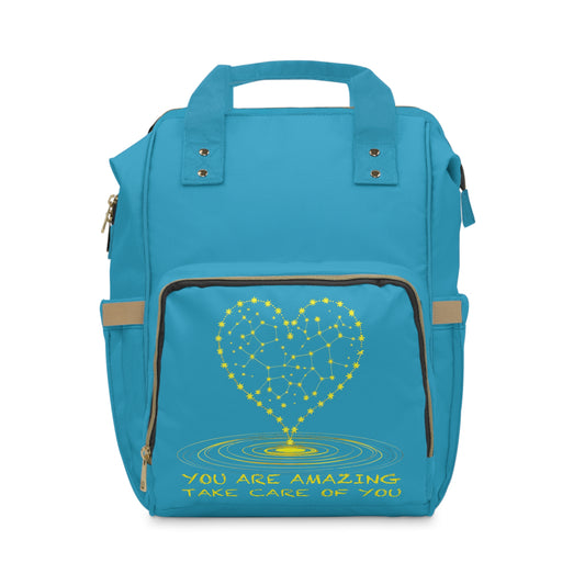 Stylish Multifunctional Diaper Backpack - "You Are Amazing"