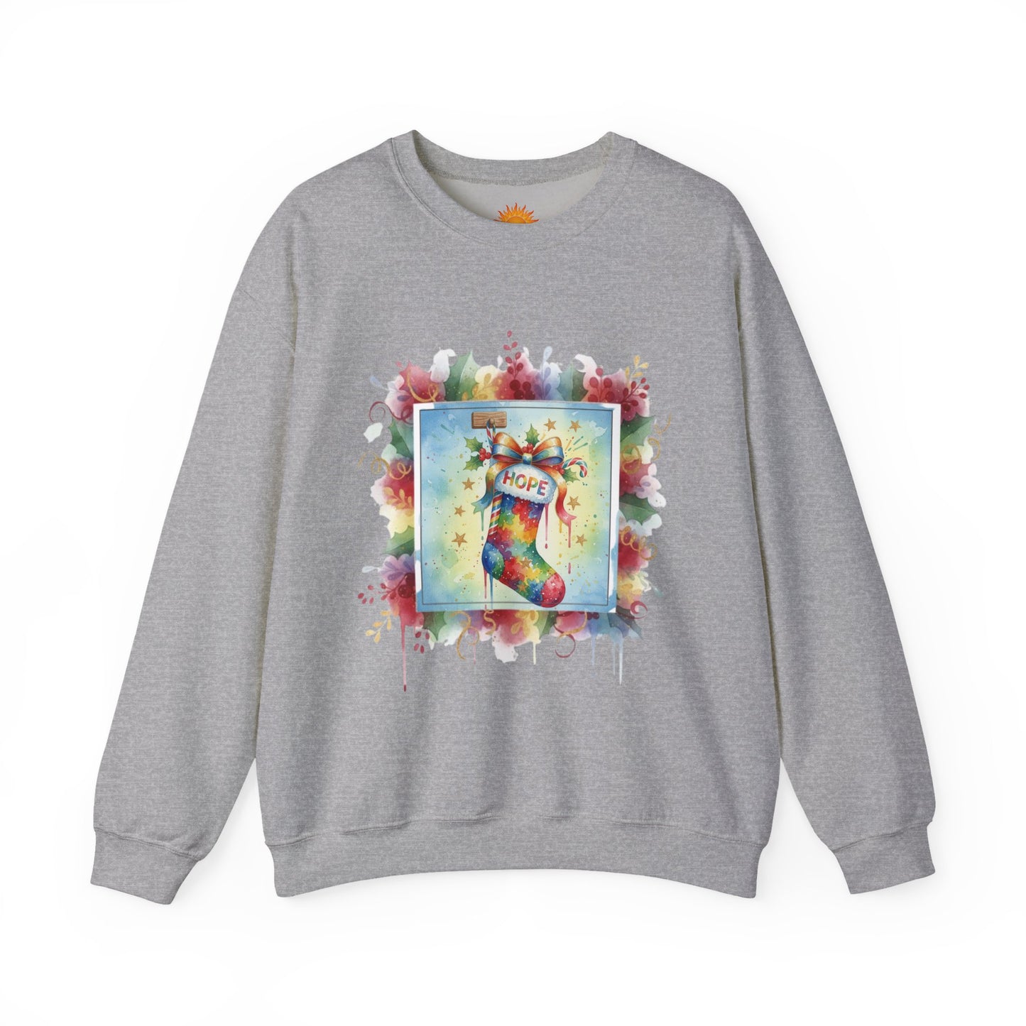 Hopeful Holiday Crewneck Sweatshirt