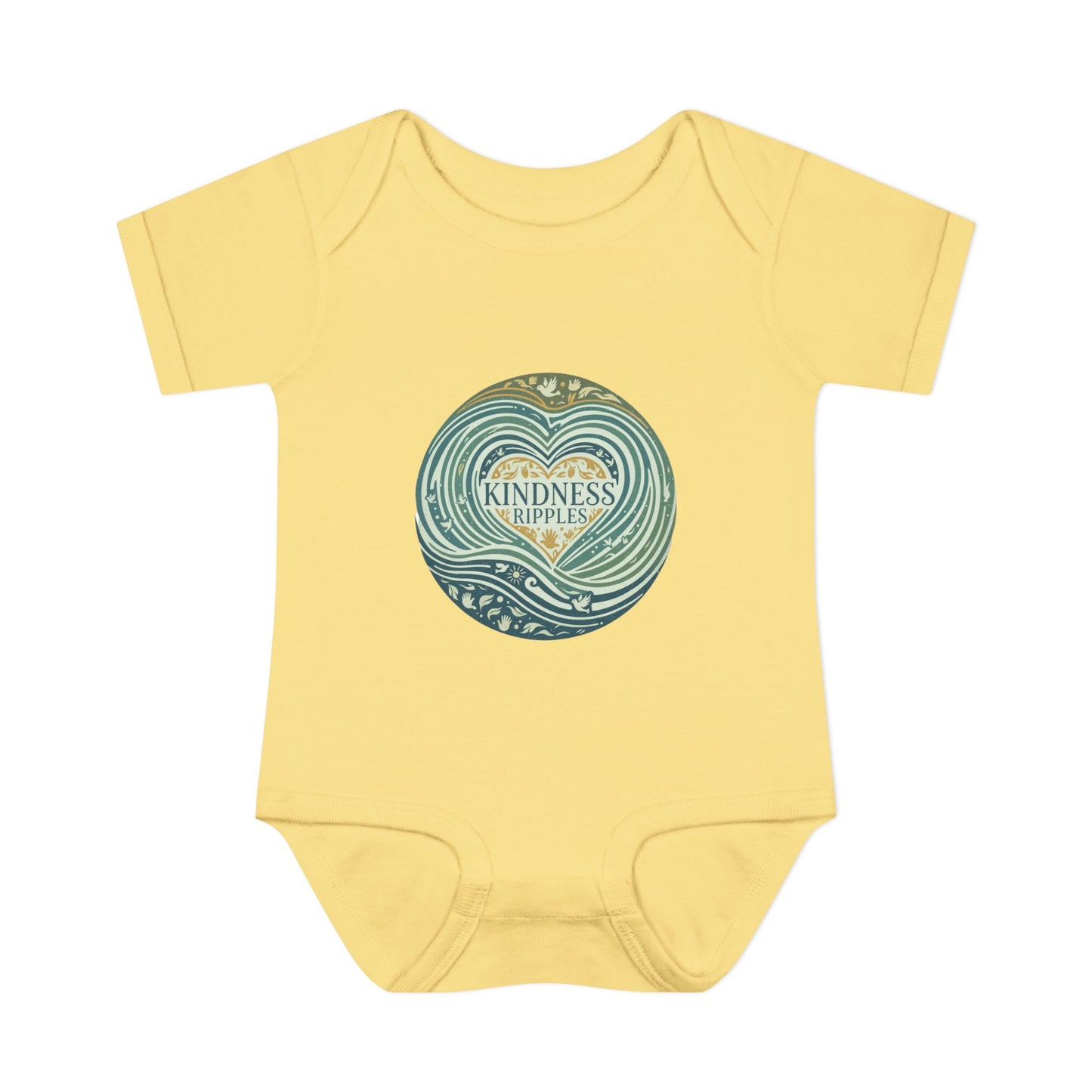 Kindness Ripples Infant Baby Bodysuit - Cute Baby Clothes for Newborns