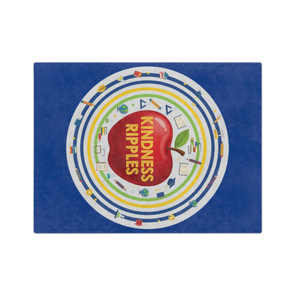 Kindness Ripples Microfiber Blanket - Cozy Gift for Teachers, Classroom Decor, Kindness Themes, Soft Throw Blanket, Home Comfort