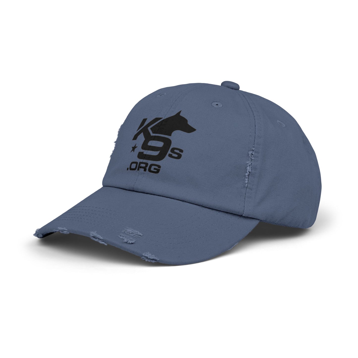 K9s.org Distressed Baseball Cap – Tactical Dog Rescue Logo Hat