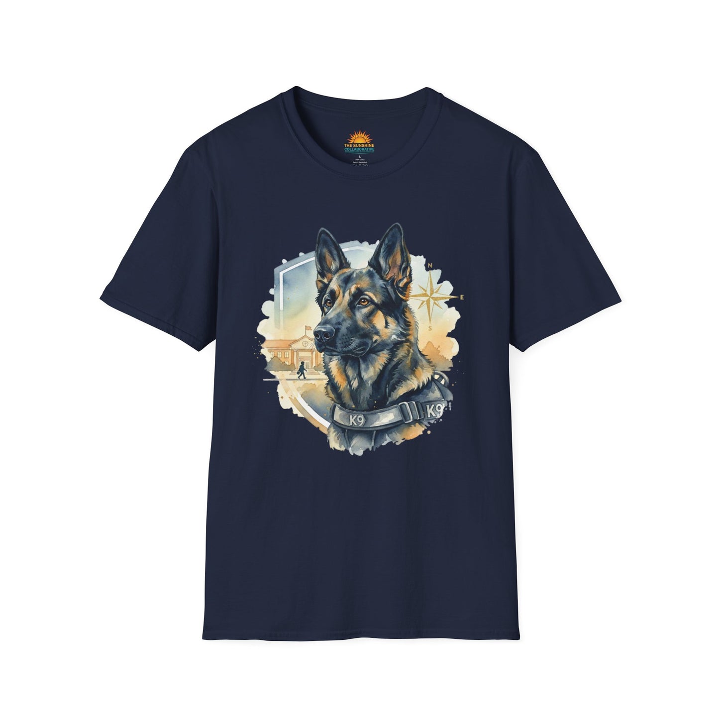 K9 German Shepherd Tribute T‑Shirt – Police Dog Memorial Tee - The Protector