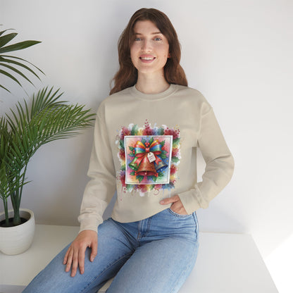 Christmas Bell Crewneck Sweatshirt | Festive Holiday Apparel