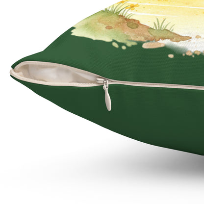 River's Edge Sunshine Square Pillow