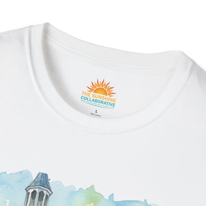 Watercolor Church Unisex Softstyle T-Shirt - Homage to the St. William Community