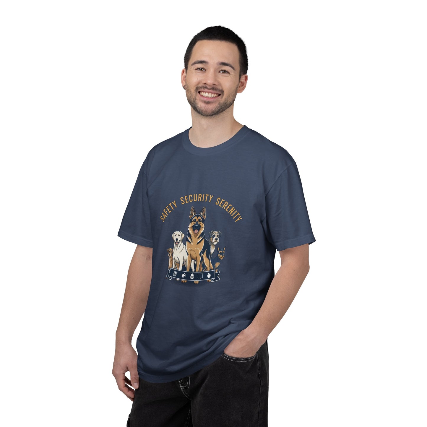 Safety Security Serenity T-Shirt — Dog Pack Graphic Tee