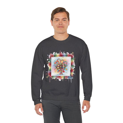 Christmas Candy Cane Crewneck Sweatshirt
