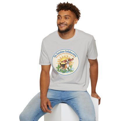 T-Shirt — 'The Sunshine Collaborative' Cute Beagle Sun Logo