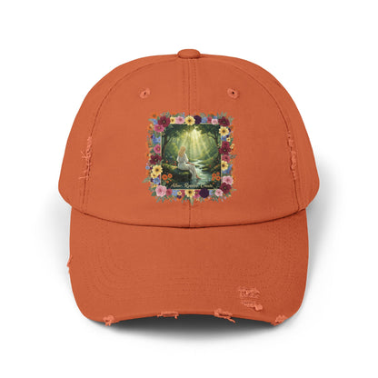 The Amanda - Floral Distressed Cap