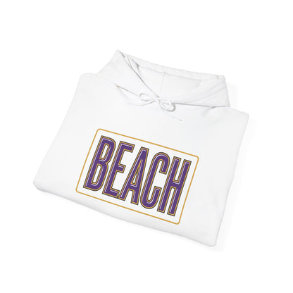 Beach Hoodie with Purple & Gold Eagle Graphic – TTU Team Spirit Sweatshirt