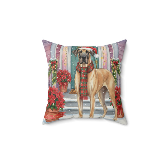 Square Pillow Great Dane Design
