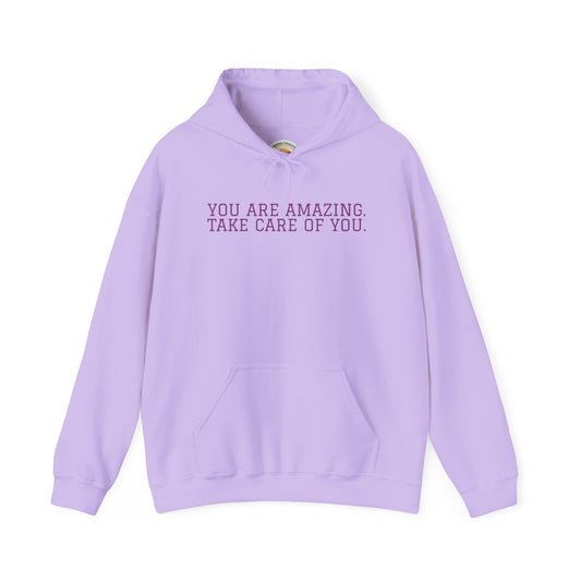 You Are Amazing Hoodie — Positive Message Dolly Sun Graphic Sweatshirt