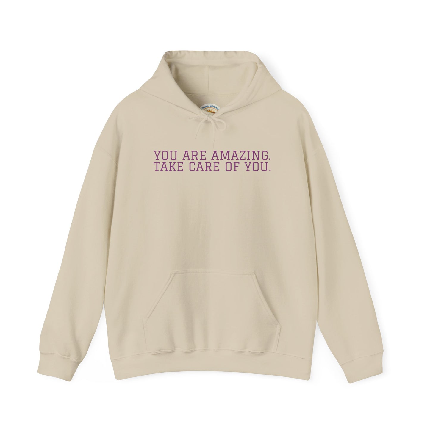 You Are Amazing Hoodie — Positive Message Dolly Sun Graphic Sweatshirt