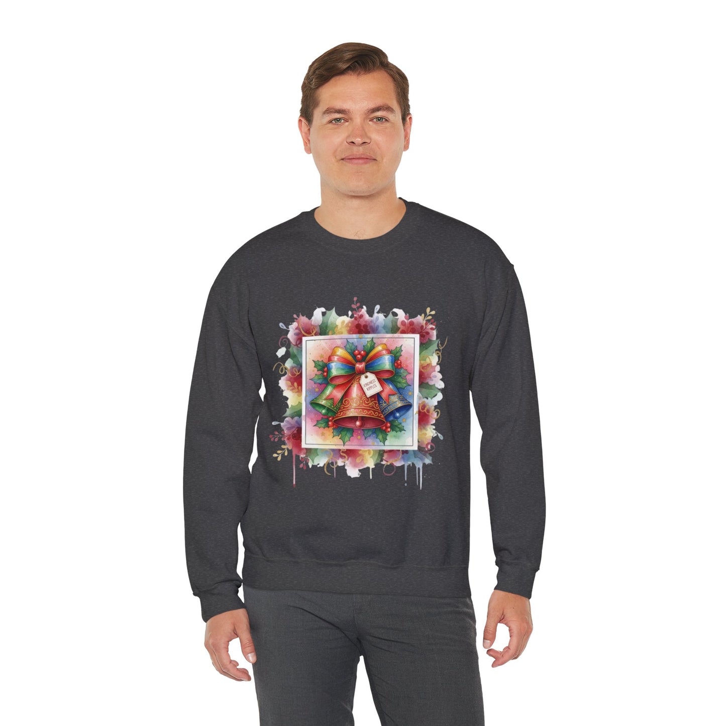 Christmas Bell Crewneck Sweatshirt | Festive Holiday Apparel