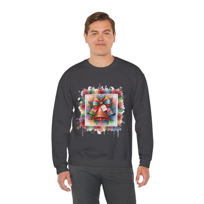 Christmas Bell Crewneck Sweatshirt | Festive Holiday Apparel