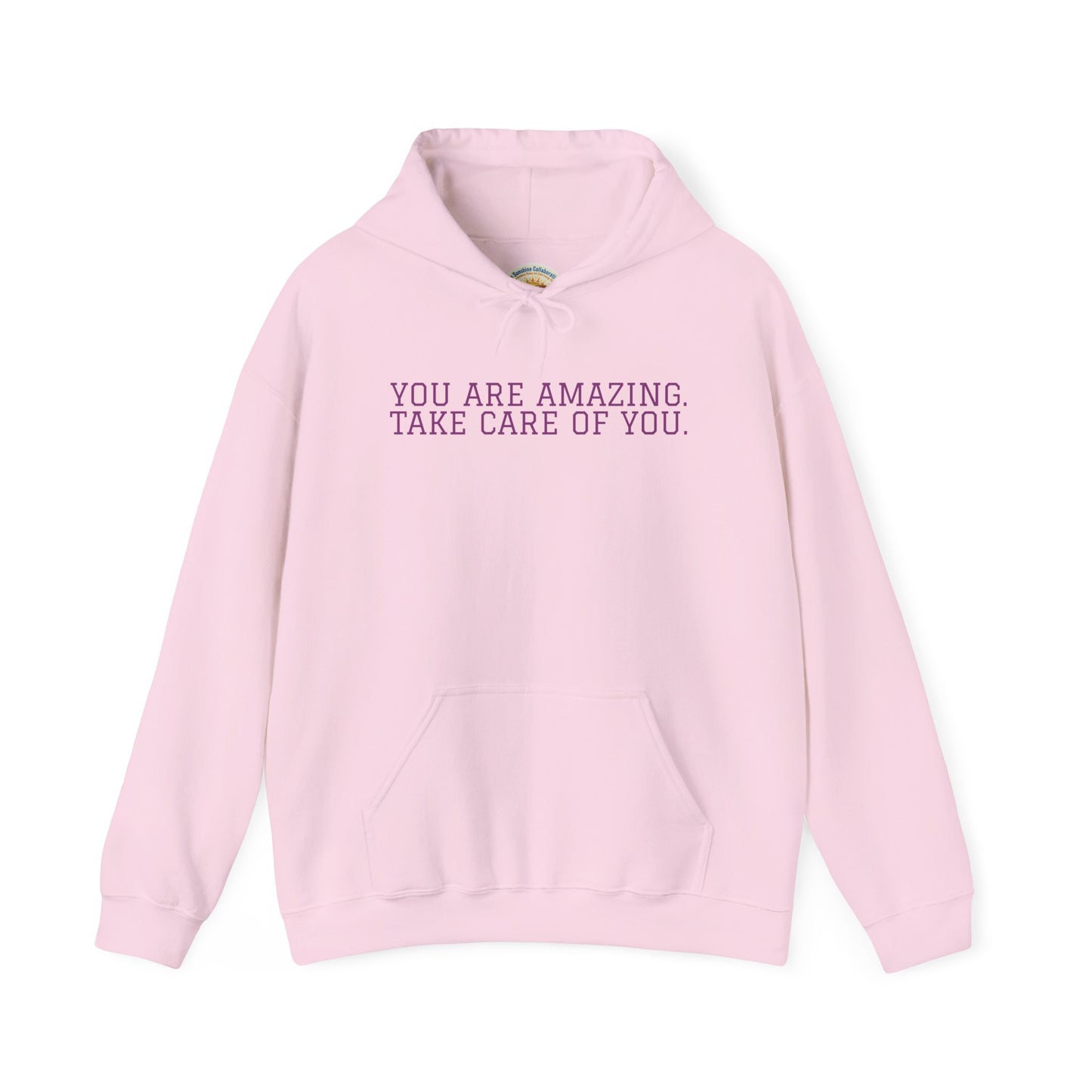 You Are Amazing Hoodie — Positive Message Dolly Sun Graphic Sweatshirt