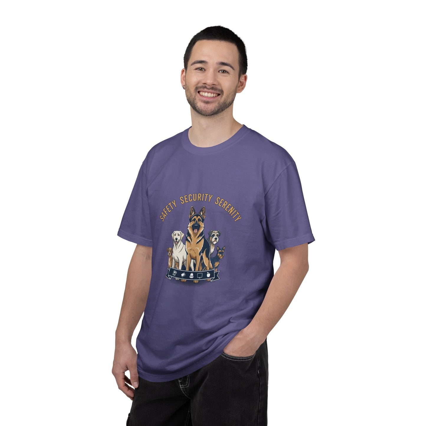 Safety Security Serenity T-Shirt — Dog Pack Graphic Tee