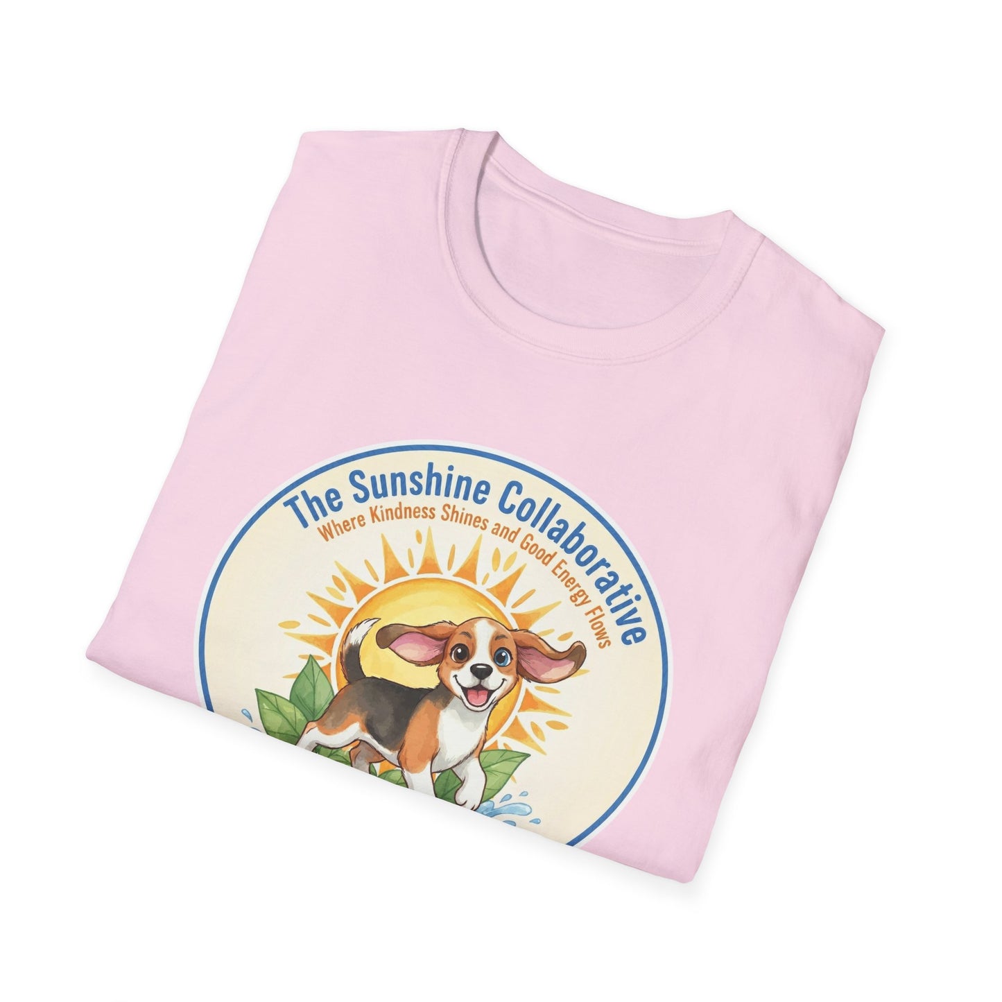 T-Shirt — 'The Sunshine Collaborative' Cute Beagle Sun Logo