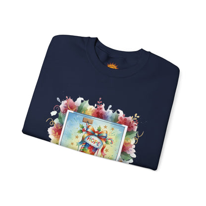 Hopeful Holiday Crewneck Sweatshirt