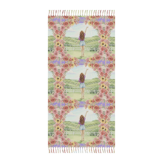 The Molly- Boho Beach Towel - Awe-inspiring. Loving. Joyous. Design for Summer Vibes