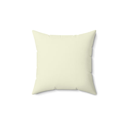 Kayaking Hearts of Hope Square Throw Pillow — Nature Lover Accent Pillow