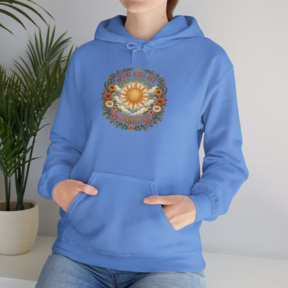 You Are My Sunshine Floral Hoodie