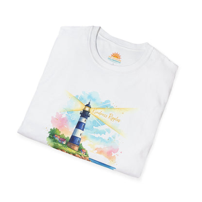 Lighthouse Inspired Unisex Softstyle T-Shirt - Perfect for Beach Lovers