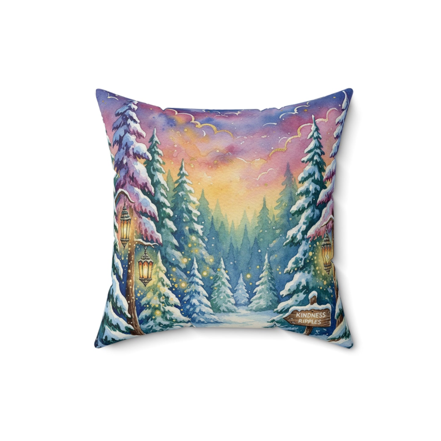 Winter Wonderland Square Pillow