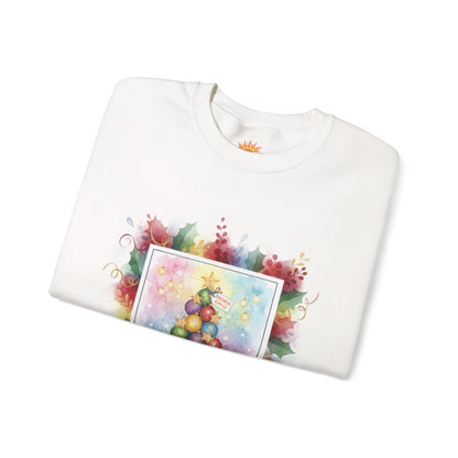 “Festive Ornaments” Unisex Crewneck Sweatshirt - Cozy Holiday Vibes