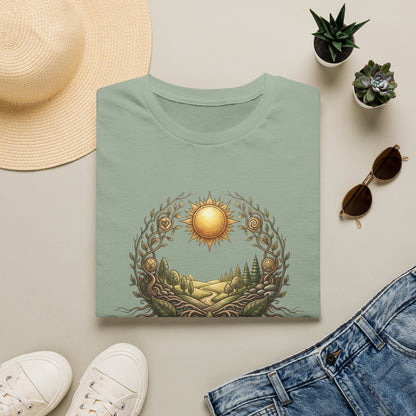 Nature Sunscape T-Shirt — Surrounded by Nature Graphic