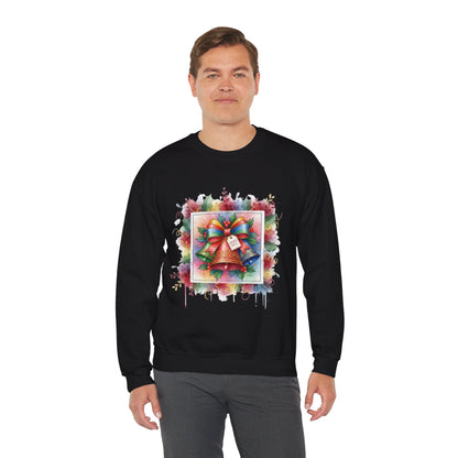 Christmas Bell Crewneck Sweatshirt | Festive Holiday Apparel