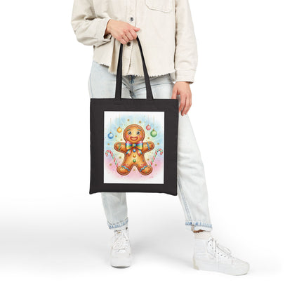 Gingerbread Cookie Holiday Tote Bag